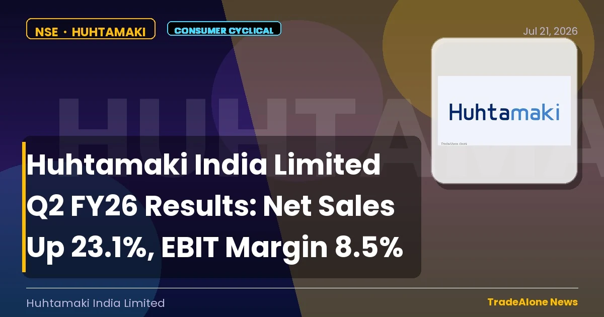 Huhtamaki India Limited Huhtamaki Q2 FY26 Results