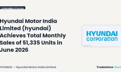 Hyundai Motor India Limited Hyundai June 2026 Sales