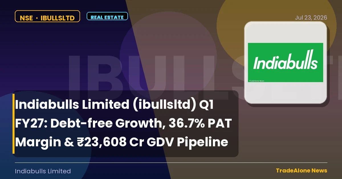 Indiabulls Limited Ibullsltd Q1 FY27 Results