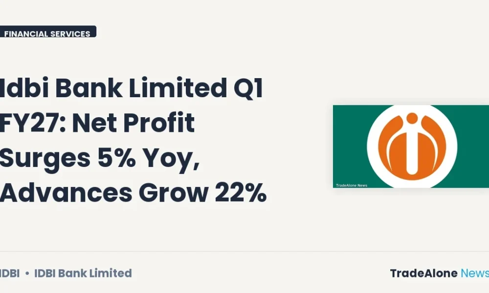 Idbi Bank Limited Q1 FY27 Results