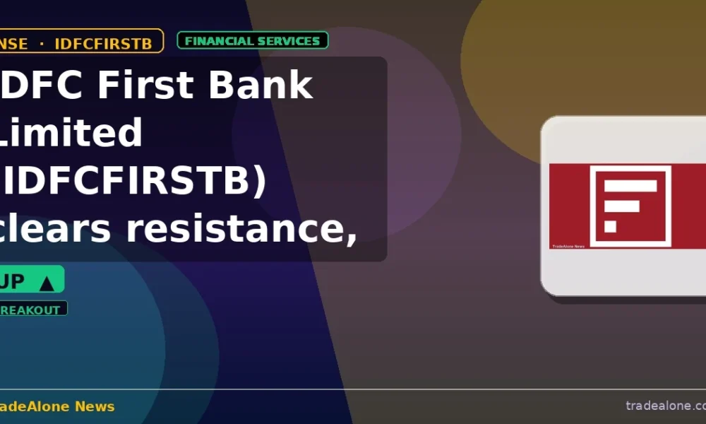 IDFC First Bank Limited IDFCFIRSTB clears resistance