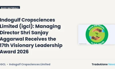 Indogulf Cropsciences Limited IGCL Visionary Leadership Award 2026