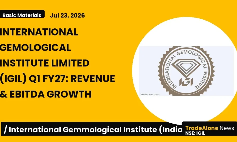 International Gemological Institute Limited Q1 FY27 Results