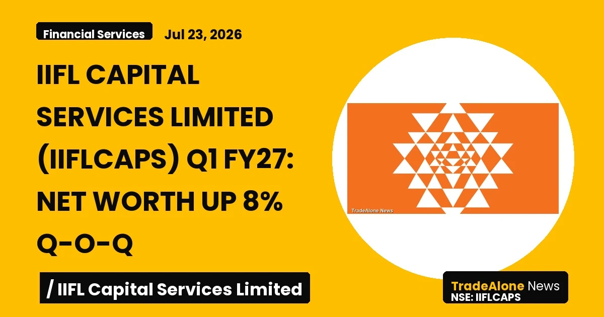Iifl Capital Services Limited (iiflcaps) Q1 FY27 Results