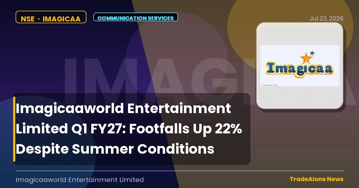 Imagicaaworld Entertainment Limited Q1 FY27 Business Update