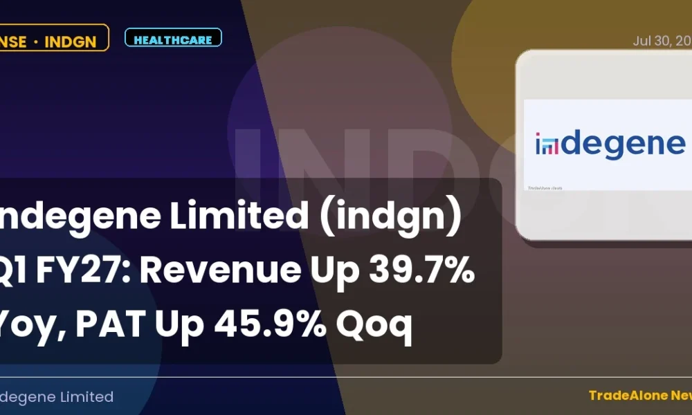 Indegene Limited INDGN Q1 FY27 Results