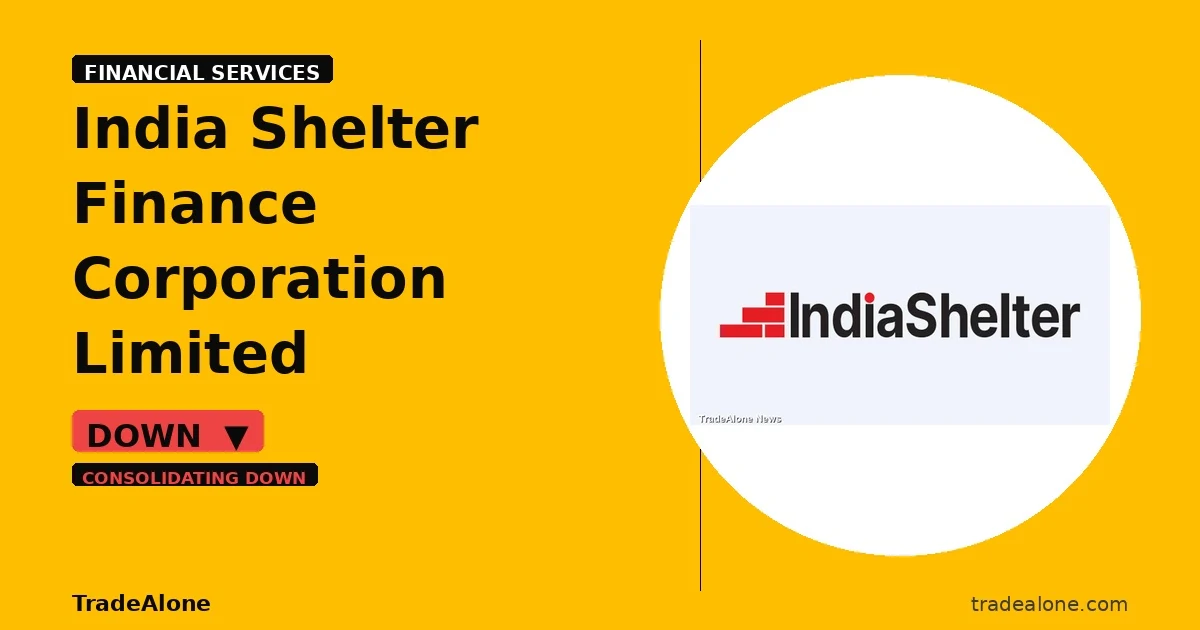 India Shelter Finance Corporation Limited INDIASHLTR falls 5% intraday