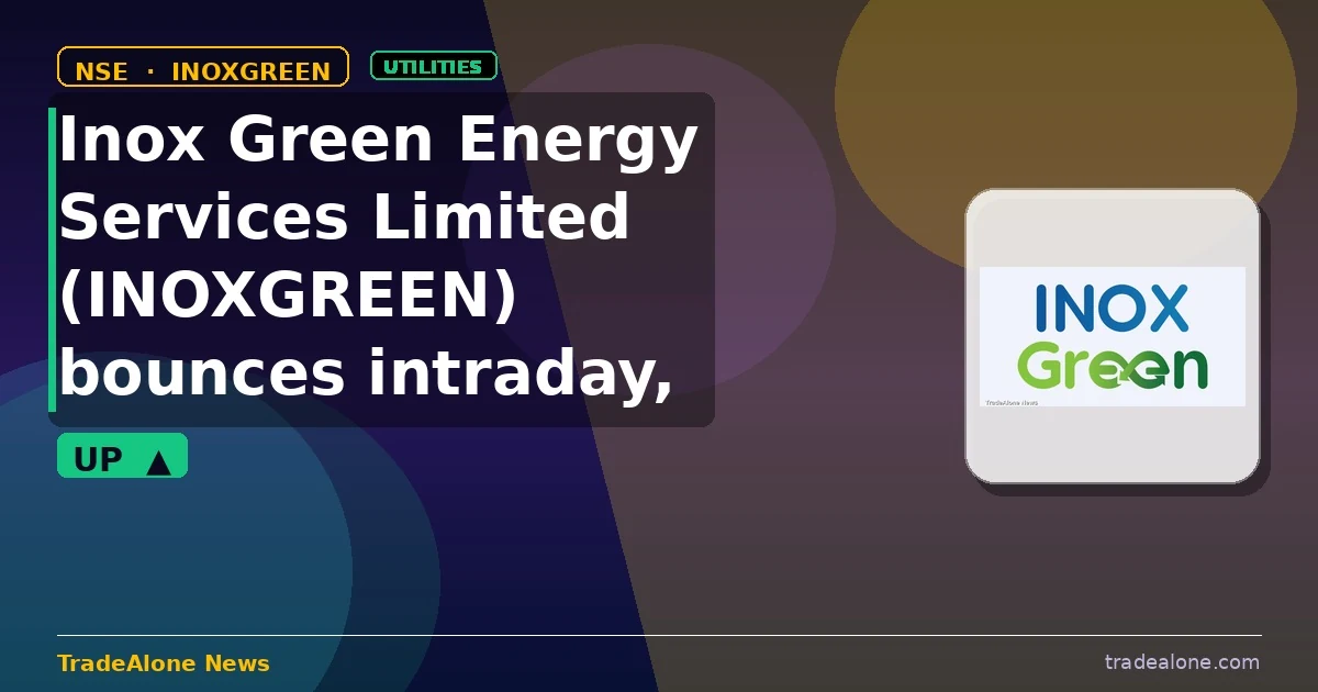 Inox Green Energy Services Limited INOXGREEN bounces intraday