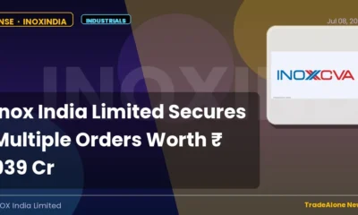 Inox India Limited NSE Inoxindia Orders ₹939 Cr