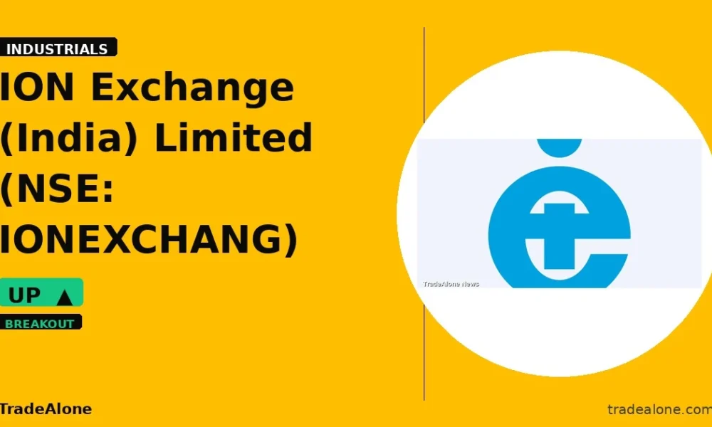 ION Exchange (India) Limited IONEXCHANG breaks out