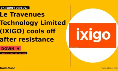 Le Travenues Technology Limited IXIGO pulls back from breakout highs