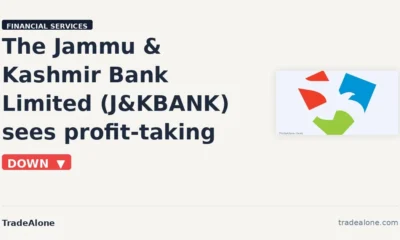 The Jammu & Kashmir Bank Limited J&KBANK pulls back from breakout highs