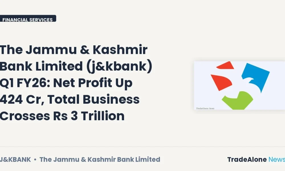 The Jammu & Kashmir Bank Limited J&kbank Q1 FY26 Net Profit