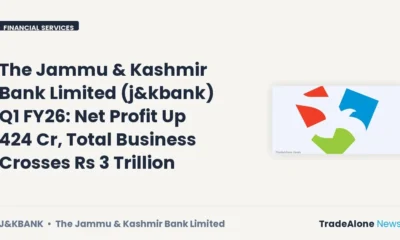 The Jammu & Kashmir Bank Limited J&kbank Q1 FY26 Net Profit