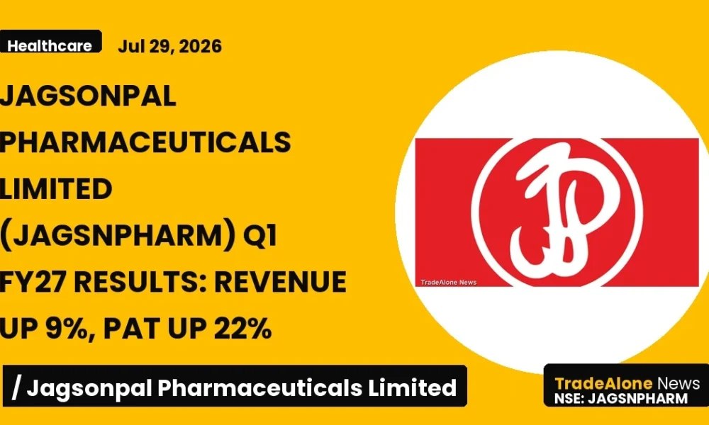 Jagsonpal Pharmaceuticals Limited Jagsnpharm Q1 FY27 Results