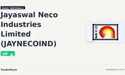 Jayaswal Neco Industries Limited JAYNECOIND gains 5% intraday