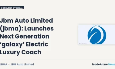 Jbm Auto Limited JBMA Q2 FY26: Launches Next Generation ‘galaxy’ Electric Luxury Coach