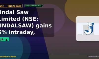 Jindal Saw Limited NSE: JINDALSAW nears resistance