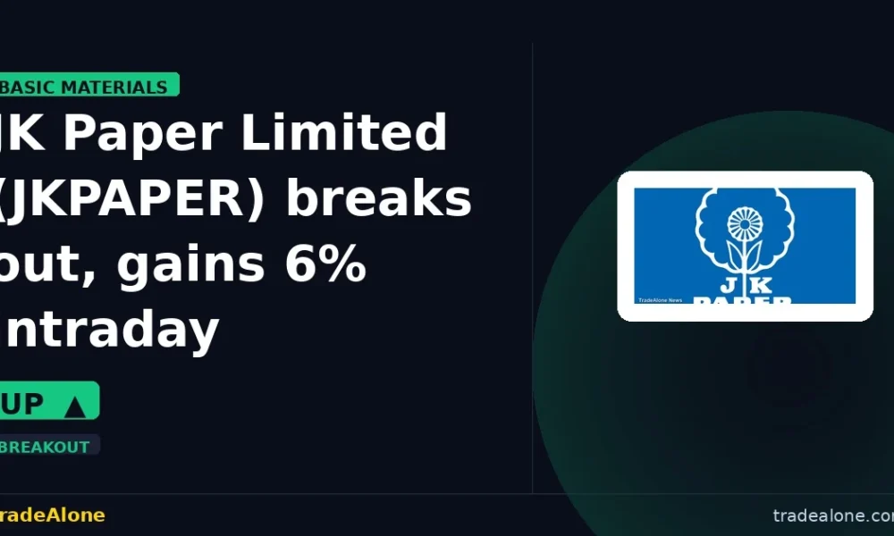 JK Paper Limited JKPAPER breaks out