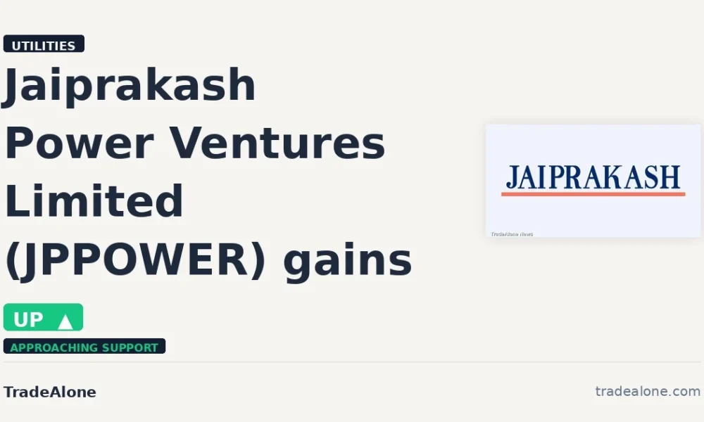 Jaiprakash Power Ventures Limited JPPOWER gains 5% intraday