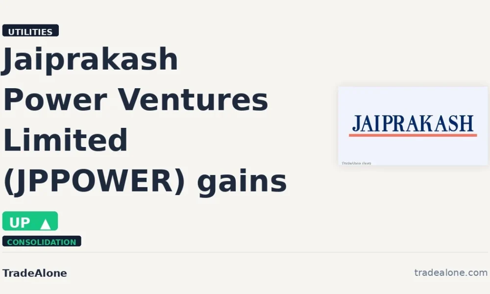 Jaiprakash Power Ventures Limited JPPOWER gains 6% intraday