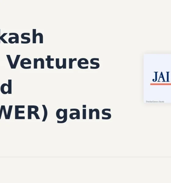 Jaiprakash Power Ventures Limited JPPOWER gains 6% intraday