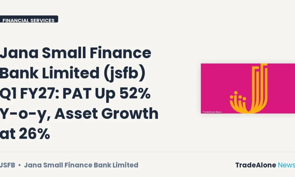 Jana Small Finance Bank Limited JSFB Q1 FY27 Results