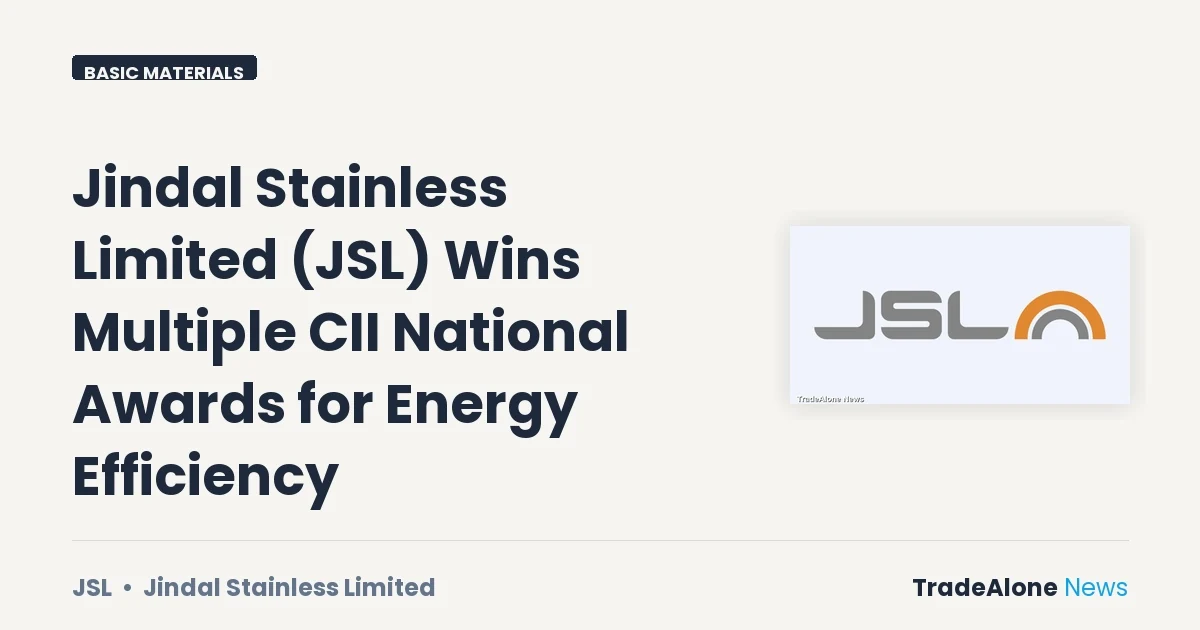 Jindal Stainless Limited JSL July 2026 Awards