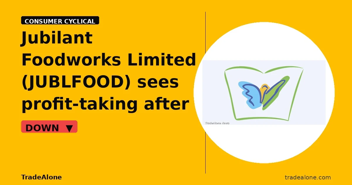 Jubilant Foodworks Limited JUBLFOOD pullback after breakout