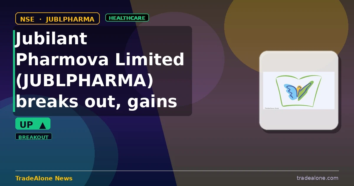 Jubilant Pharmova Limited JUBLPHARMA breaks out