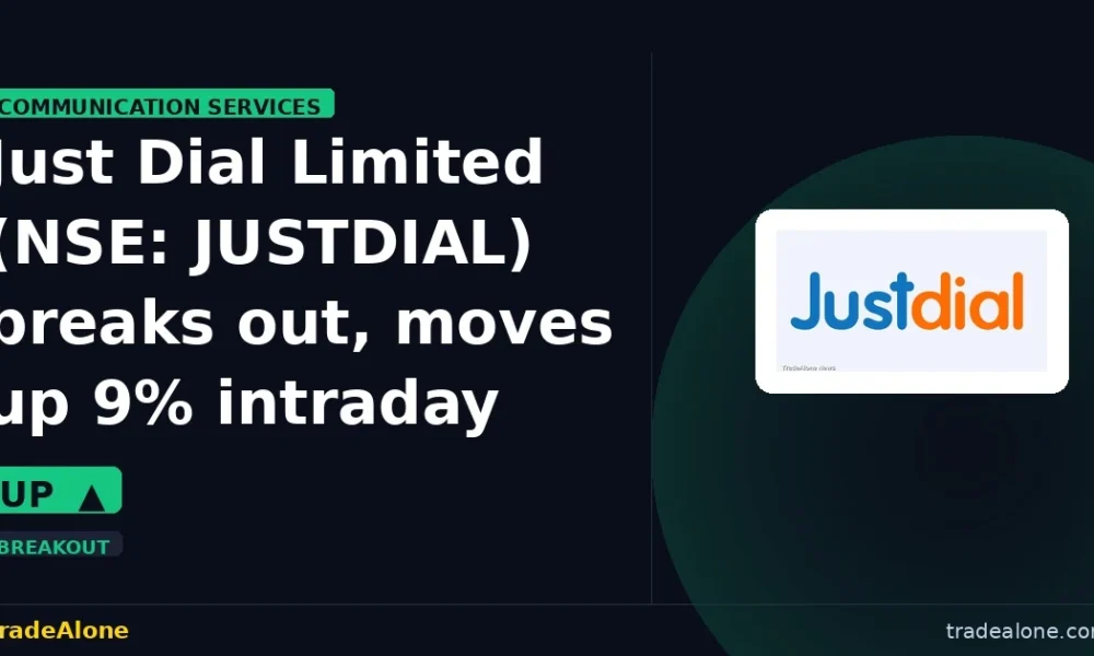 Just Dial Limited JUSTDIAL breaks out