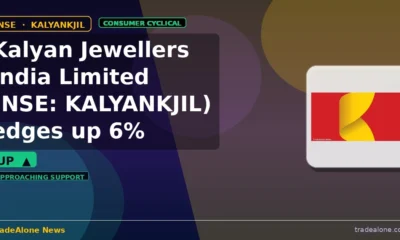 Kalyan Jewellers India Limited KALYANKJIL edges up 6% intraday