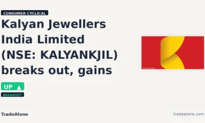 Kalyan Jewellers India Limited KALYANKJIL breaks out
