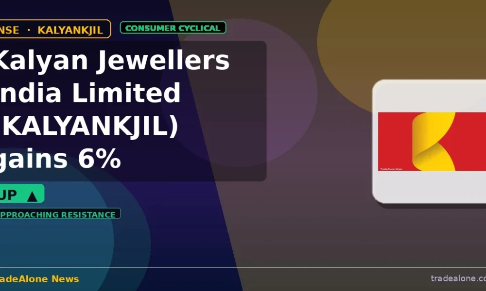 Kalyan Jewellers India Limited KALYANKJIL gains 6% intraday