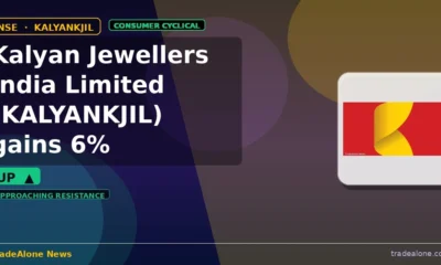 Kalyan Jewellers India Limited KALYANKJIL gains 6% intraday