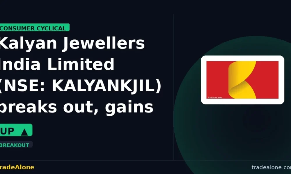 Kalyan Jewellers India Limited KALYANKJIL breakout