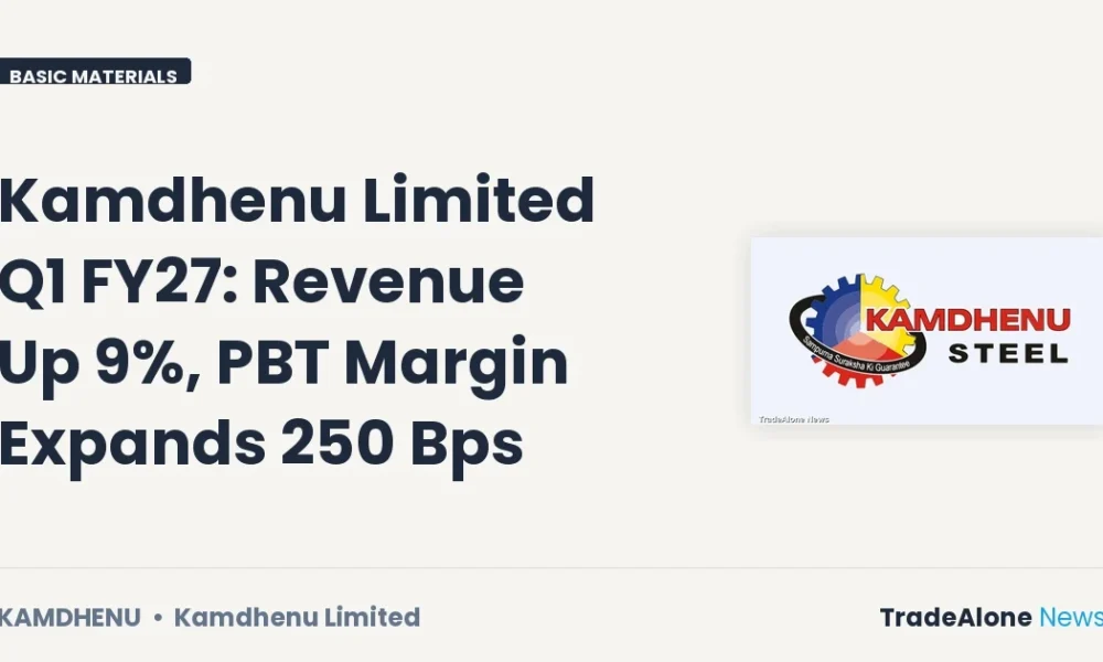 Kamdhenu Limited Kamdhenu Q1 FY27 Results