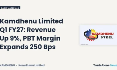 Kamdhenu Limited Kamdhenu Q1 FY27 Results