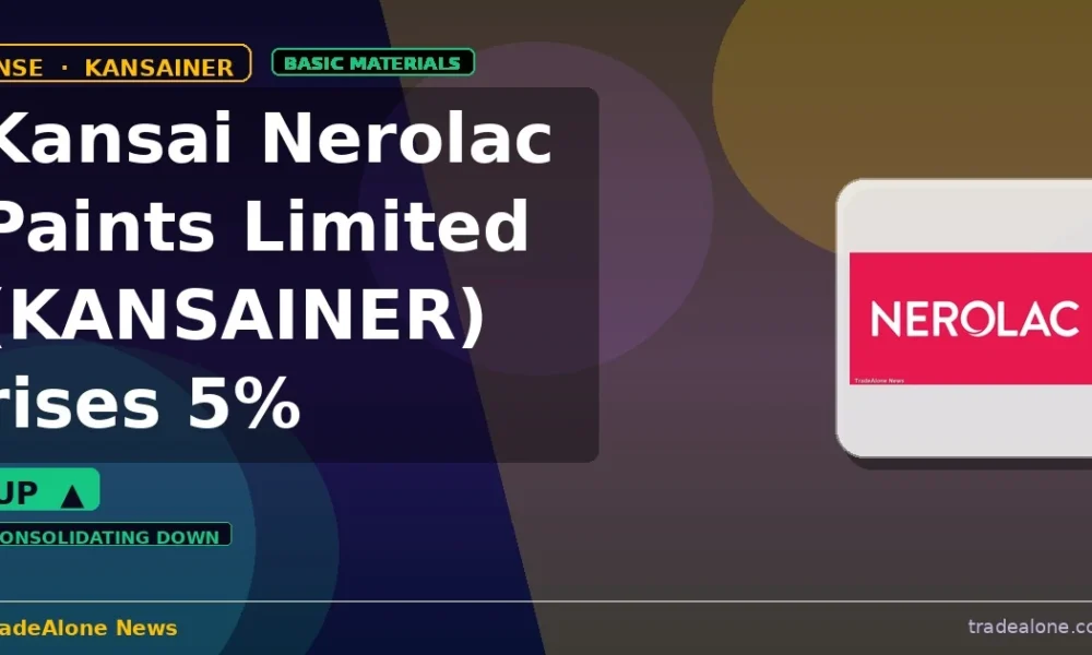Kansai Nerolac Paints Limited KANSAINER rises 5% intraday