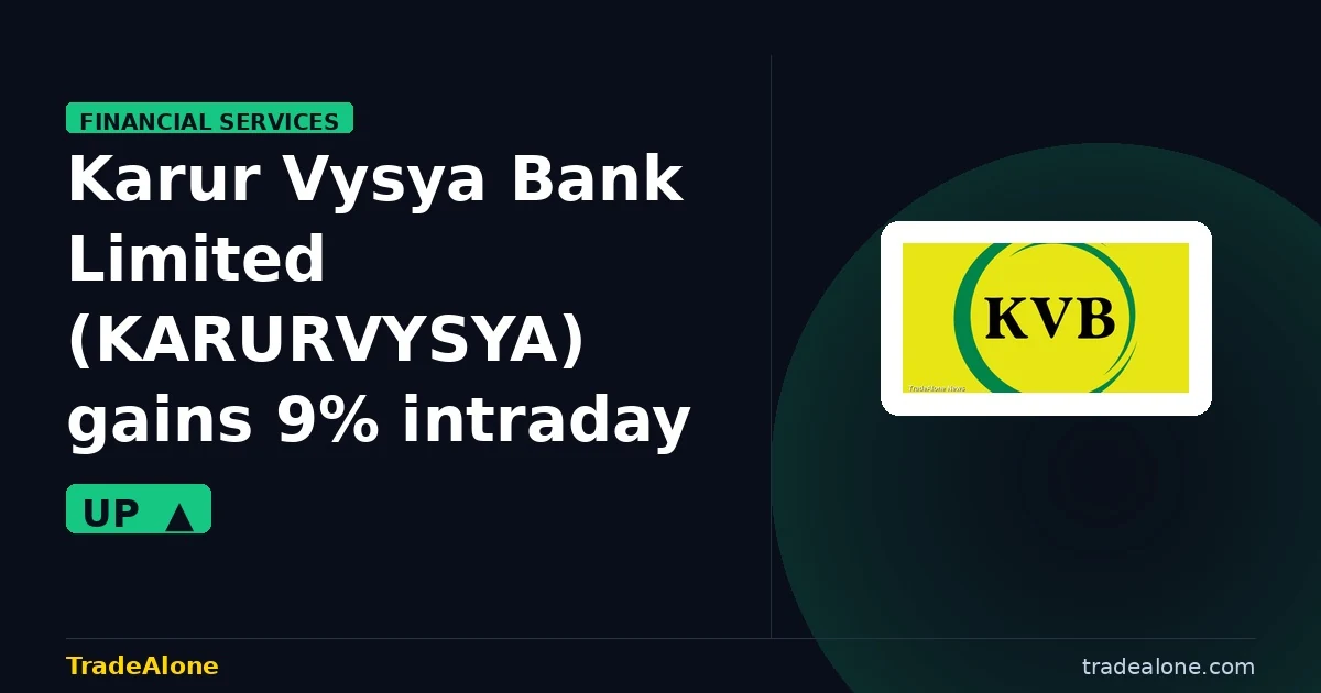 Karur Vysya Bank Limited KARURVYSYA Q1 FY27 robust growth