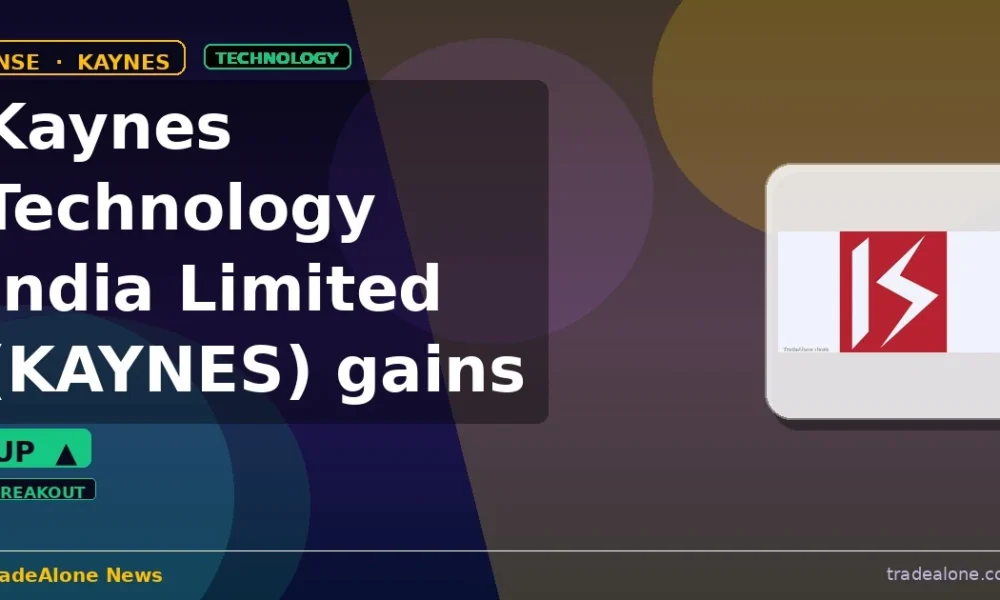 Kaynes Technology India Limited KAYNES gains 10% intraday