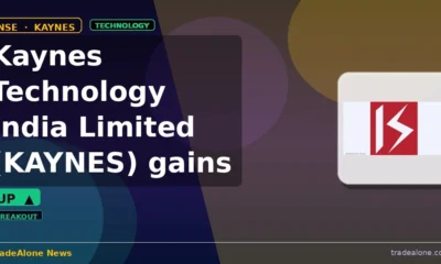 Kaynes Technology India Limited KAYNES gains 10% intraday