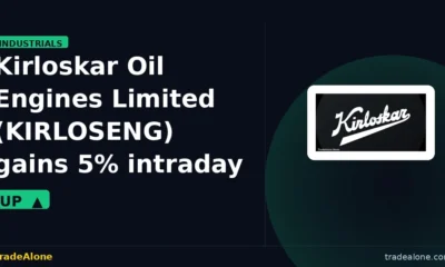 Kirloskar Oil Engines Limited KIRLOSENG gains 5% intraday