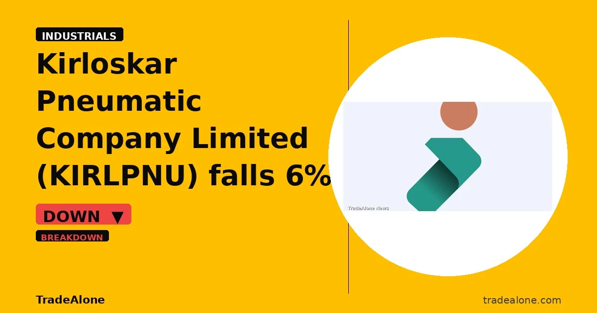 Kirloskar Pneumatic Company Limited KIRLPNU breakdown