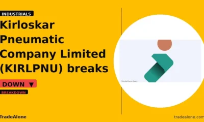 Kirloskar Pneumatic Company Limited KIRLPNU breaks below support