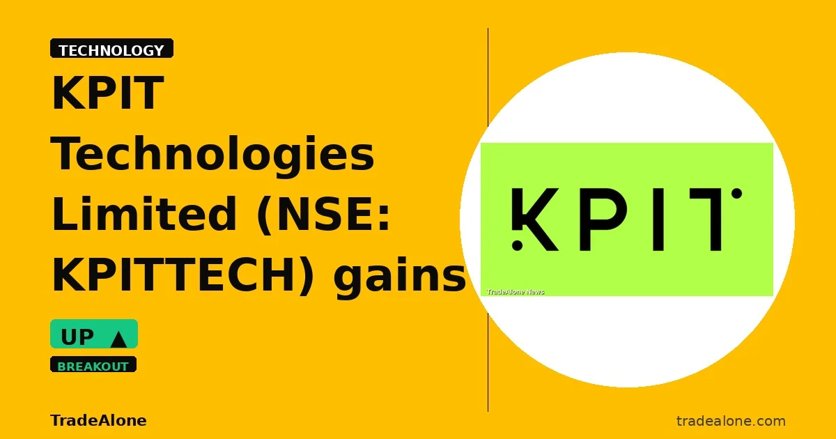 KPIT Technologies Limited KPITTECH gains 5% intraday