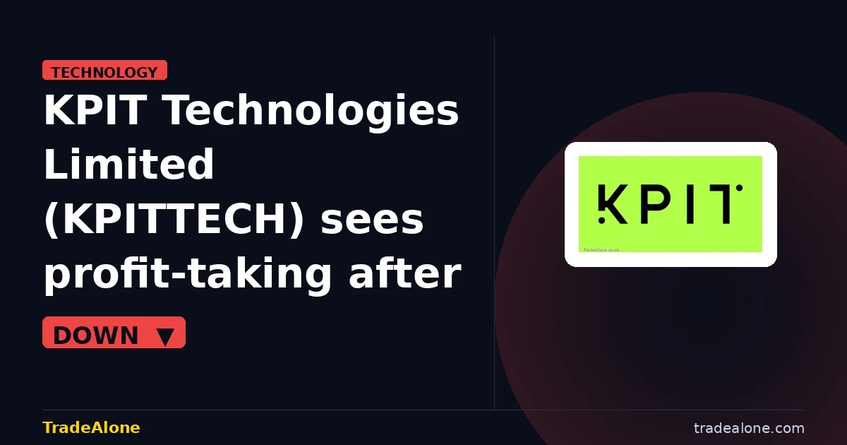 KPIT Technologies Limited KPITTECH pulls back after breakout