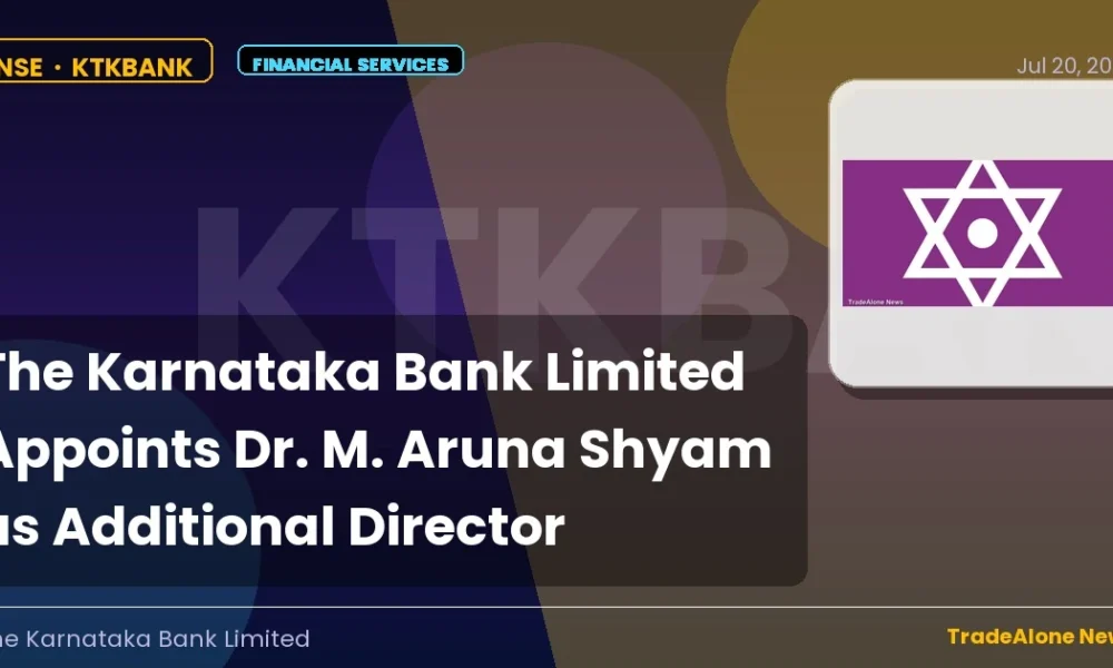 The Karnataka Bank Limited Ktkbank Appoints Additional Director