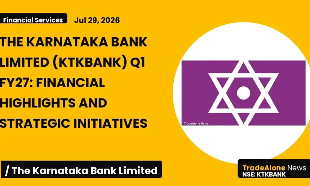 The Karnataka Bank Limited Ktkbank Q1 FY27 Results