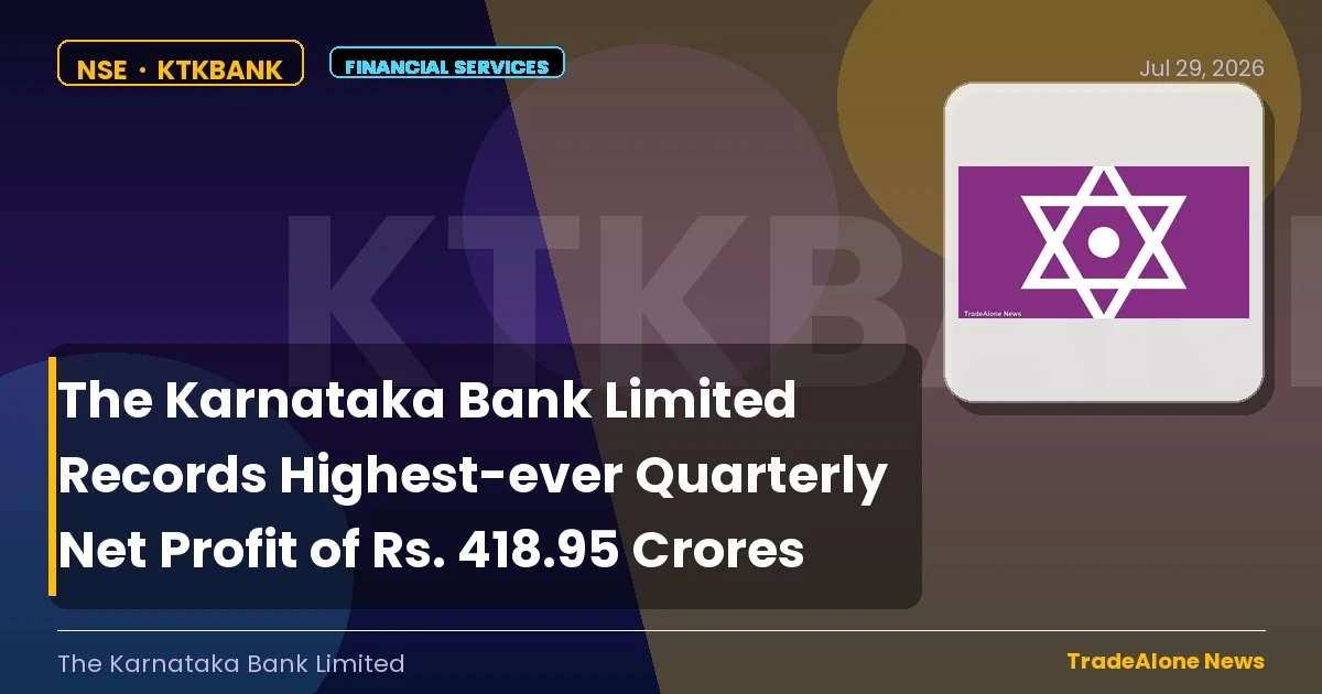 The Karnataka Bank Limited Ktkbank Q1 FY27 Results